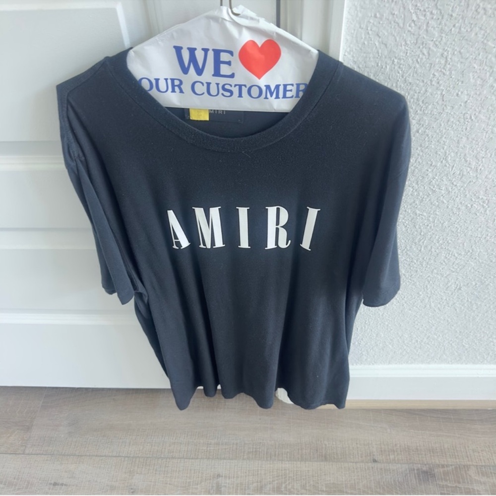 AMIRI Black Fabric with Size Tag